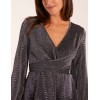 Tie Front Lurex Top Tie Front Lurex Top
