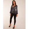 Tie Front Lurex Top Tie Front Lurex Top