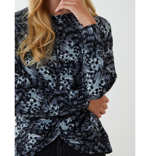 Butterfly Print Knot Top Butterfly Print Knot Top