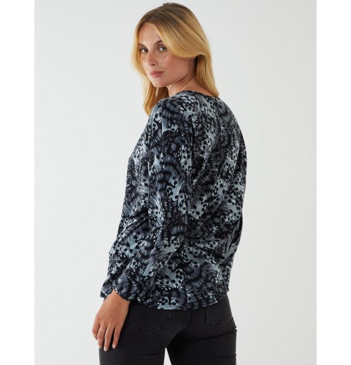 Butterfly Print Knot Top Butterfly Print Knot Top