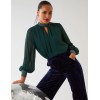 Diamante Collar & Cuff Puffball Top Diamante Collar & Cuff Puffball Top