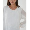 Self Detail Blouse Self Detail Blouse