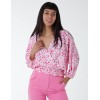 Elasticated Sleeve Wrap Front Elastic Hem Top Elasticated Sleeve Wrap Front Elastic Hem Top