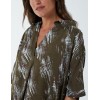 Printed Collar Tunic Dress Printed Collar Tunic Dress