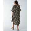 Printed Collar Tunic Dress Printed Collar Tunic Dress