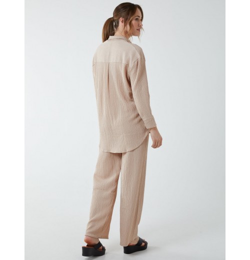 Waffle Trouser And Shirt (Set) Waffle Trouser And Shirt (Set)