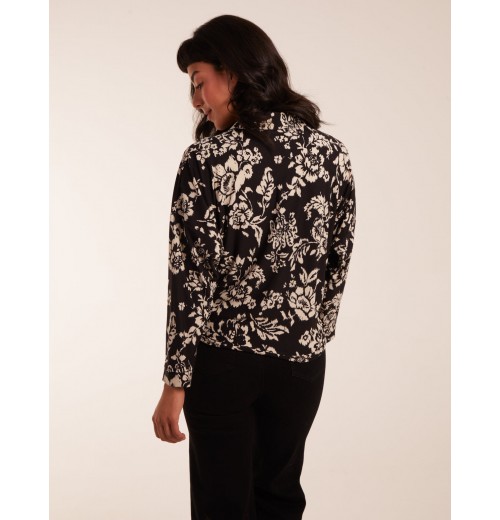 Tie Front Oversized Shirt Tie Front Oversized Shirt