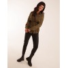 Leopard Print Shirred Waist Shirt Leopard Print Shirred Waist Shirt