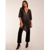 Leopard V Neck Tie Front Top Leopard V Neck Tie Front Top