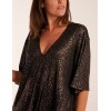Leopard V Neck Tie Front Top Leopard V Neck Tie Front Top