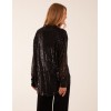 Grandad Collar Sequin Shirt Grandad Collar Sequin Shirt