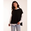 Oversized Button Shoulder Top Oversized Button Shoulder Top