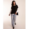 Oversized Button Shoulder Top Oversized Button Shoulder Top