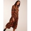 Collar Trapeze Midi Dress Collar Trapeze Midi Dress