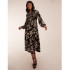 Shirred Bust Long Sleeve Midi Shirt Dress Shirred Bust Long Sleeve Midi Shirt Dress