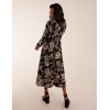 Shirred Bust Long Sleeve Midi Shirt Dress Shirred Bust Long Sleeve Midi Shirt Dress