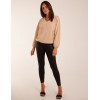 V Neck Plisse Batwing Bubble Hem Top V Neck Plisse Batwing Bubble Hem Top