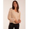 V Neck Plisse Batwing Bubble Hem Top V Neck Plisse Batwing Bubble Hem Top