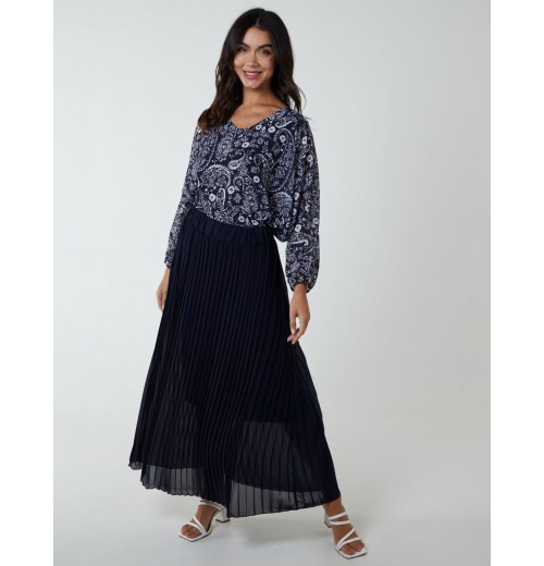 Batwing V-Neck Bubble Hem Top Batwing V-Neck Bubble Hem Top