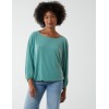 Batwing Necklace Elasticated Hem Top Batwing Necklace Elasticated Hem Top