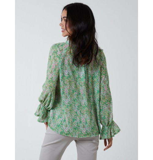 Chiffon Frill Blouse Chiffon Frill Blouse
