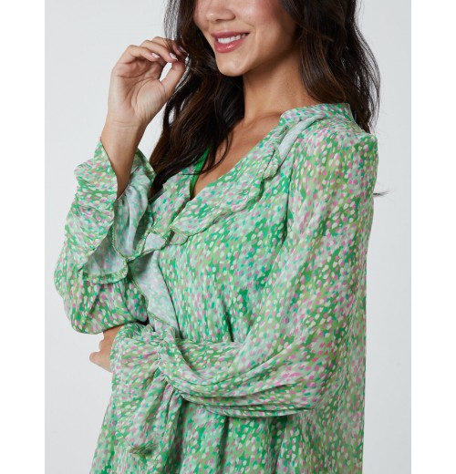 Chiffon Frill Blouse Chiffon Frill Blouse