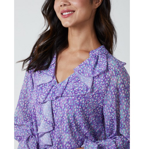 Chiffon Frill Blouse Chiffon Frill Blouse