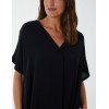 V Neck Long Tunic With Side Pockets V Neck Long Tunic With Side Pockets