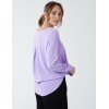 Crossover Woven Plain Blouse Crossover Woven Plain Blouse