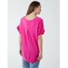 Satin Trim V Neck Top Satin Trim V Neck Top