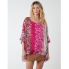 Silk Like Leopard Oversize Top Silk Like Leopard Oversize Top