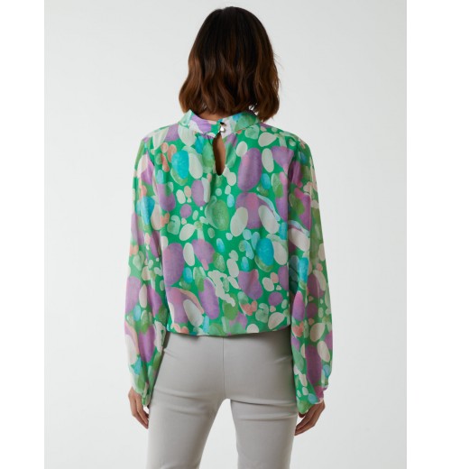Puffball Chiffon Top Puffball Chiffon Top