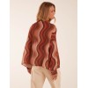 Chiffon Swirl Print Blouse Chiffon Swirl Print Blouse