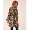 Zebra Print Belted Top Zebra Print Belted Top