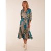 Satin Button Kimono Sleeve Shirt Dress Satin Button Kimono Sleeve Shirt Dress