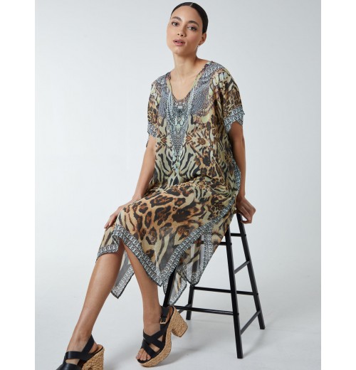 Animal Print Kaftan Animal Print Kaftan