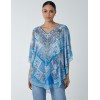 Patchwork Detail Kaftan Top Patchwork Detail Kaftan Top
