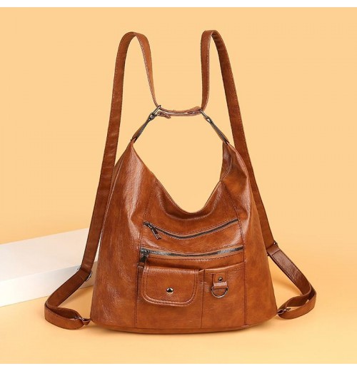 Vegan Leather Tote Bag With Zipper Vegan Leather Tote Bag With Zipper
