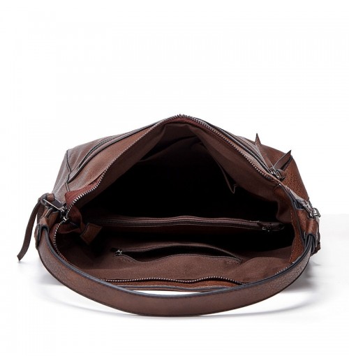 Zip Top Leather Tote Bag Zip Top Leather Tote Bag