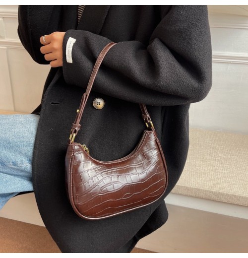 Croc Leather Handbag Croc Leather Handbag