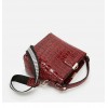 Croc Embossed Leather Bag Croc Embossed Leather Bag