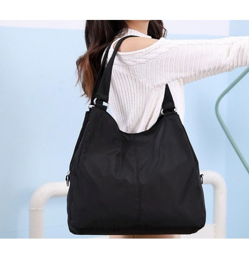 Nylon Zip Top Tote Bag Nylon Zip Top Tote Bag