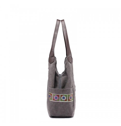 Zip Top Canvas Tote Bag Zip Top Canvas Tote Bag