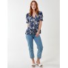 Pure Vanilla Button Front Longline Top Pure Vanilla Button Front Longline Top