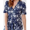 Pure Vanilla Button Front Longline Top Pure Vanilla Button Front Longline Top