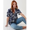 Pure Vanilla Button Front Longline Top Pure Vanilla Button Front Longline Top