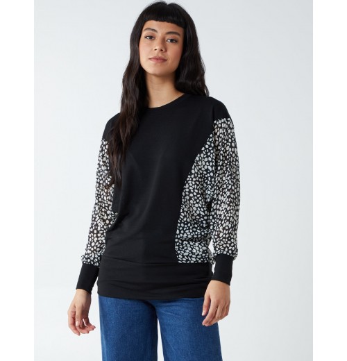 Appaloosa Spot Batwing Oversized Top Appaloosa Spot Batwing Oversized Top