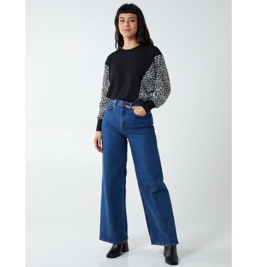 Appaloosa Spot Batwing Oversized Top Appaloosa Spot Batwing Oversized Top