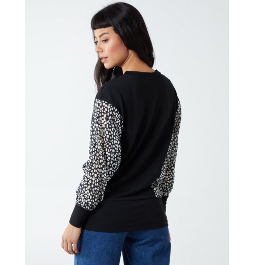 Appaloosa Spot Batwing Oversized Top Appaloosa Spot Batwing Oversized Top