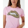 Sequin Lip Bite T-Shirt Sequin Lip Bite T-Shirt
